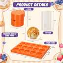 2 Pack Round Cake Pop Mold Press Set with Display Stand-capable Tray and 100 Pcs Sticks, Circle Cake Pop Cutter and Pusher, Baking Tools Accessories for Home Baking, Parties, Wedding Desserts
