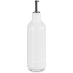 Le Creuset Stoneware Signature Oil Cruet, 20 oz., White