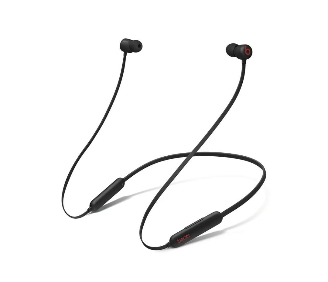 Beats Flex Wireless Earbuds - Apple W1 Headphone Chip, Magnetic Earphones, Class 1 Bluetooth, 12 Hours of Listening Time, Built-in Microphone - Black