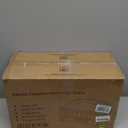 Electric Fireplace Logs Inserts Heater with Infrared Remote Controller 5 Flame Brightness 24 H Timer Overheating Protection for Home and Office Decor Black