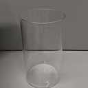 SUPMIND 6 Pack Glass Cylinder Vase for Table Centerpieces, 6 Inch Clear Glass Flower Vases Bulk Glass Hurricane Candle Holder Small Floral Vases for Table, Floating Candle Vase for Wedding Home Dcor