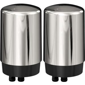 Replacement for Brita Faucet Filter, Faucet Water Filter - Fits All Tap Water Filters Compatible with Brita 36311 On Tap Filters System for Sink FR-200 FF-100, 2 Pack