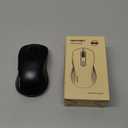 TECKNET Bluetooth Mouse, [ USB + BT1 + BT2 ] Wireless Mouse for Laptop, Silent Click, Ergonomic Design, 4800 DPI Computer Mice Wireless, Dual Mode for Laptop, Computer, iPad, MacBook (Black)