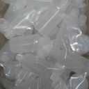 50 Pcs Plastic Dropper Bottles Squeezable Eye Liquid Dropper with Caps and Plug for Oil Eye Liquid Storage (20 ml)