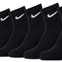 Nike Unisex Adult Everyday Cushioned Training Ankle Socks (3-Pack) | Mens and Womens