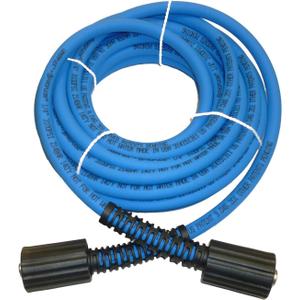 UBERFLEX Kink Resistant Pressure Washer Hose 1/4", 3,100 PSI with (2) 22MM - Made in USA - (25 Feet)