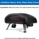 Pizza Oven Cover for Ooni Koda 2 Pro Gas Powered Pizza Oven- 2nd Generation, 600D Heavy Duty Waterproof Cover for Koda 18" Portable Outdoor Pizza Oven Accessories