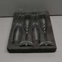 JBHO Champagne Glasses-Elegant Flutes-Gift-Box-Hand Blown Champagne Flutes Glass-100% Lead-Free Premium Crystal - Gift Idea for Wedding, Anniversary, Christmas,New Year-Set of 4-8oz, Clear