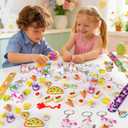 [ 6 Surprise Gold Eggs ] 100 Pack Prefilled Easter Eggs with Assorted Toys Inside, Truly Pre Filled Plastic Easter Egg Filles Fidget Toys Easter Hunt, Basket Stuffers Party Favors for Kids Boys Girls