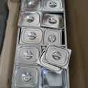 VEVOR 3-Pan Commercial Food Warmer, 3 x 8QT Electric Steam Table with Glass Cover, 1500W Countertop Stainless Steel Buffet Bain Marie 86-185F Temp Control for Catering, Restaurants, Silver