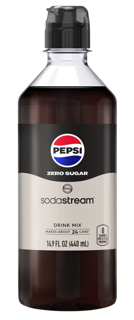 4pcs SodaStream Pepsi Zero Sugar Drink Mix 4 Pack Used By 01/20/2027