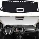 SPEEDWOW Dashboard Dash Board Cover Mat Carpet Compatible with Ranger Pickup 2019-2022 (Black)