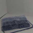 OLANLY Bathroom Rug Mat 24x16, Extra Soft and Absorbent Polyester Bath Rugs, Non-Slip Plush Shaggy Bath Carpet, Machine Wash Dry, Bath Mats for Bathroom Floor, Tub and Shower, Blue