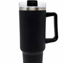 Vessel Stainless Steel Tumbler with Handle - Black, 40 Oz