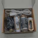 Ukliss 6 in 1 Hair Dryer Brush, Air Styler with Auto Wrap Curling - Ionic Blow Dryer for Frizz-Free Fast Drying, Volumizing Brush & Straightener for All Hair Types, ALCI Plug (White Gold)