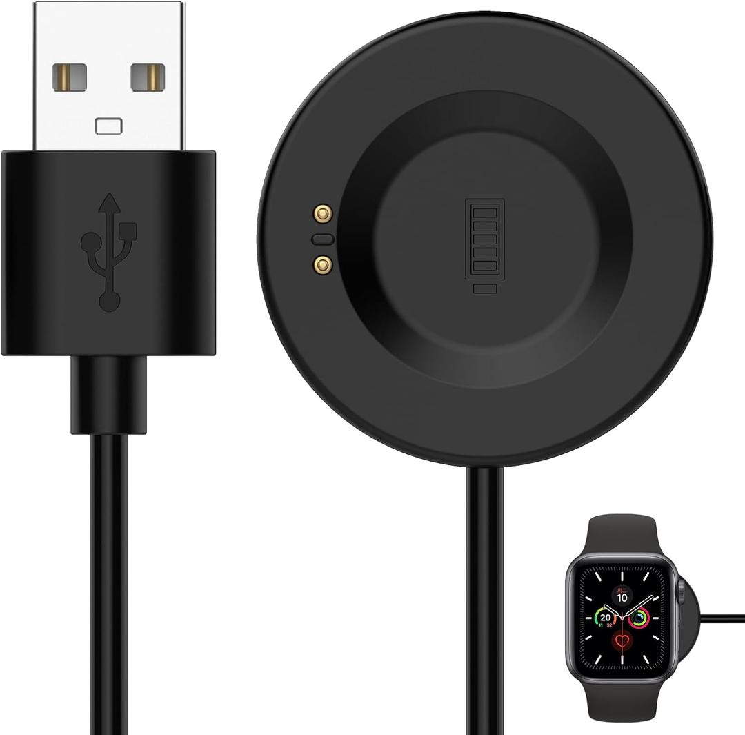 Smartwatch Charger Compatible with iTouch Air 3 and 4iTouch Sport 3iTouch Explorer 3iTouch Air SE Magnetic USB Fast Charging Cable Dock for Smart Watches, 3.3ft/1m Cord