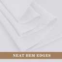 Fitable White Tablecloths for Rectangle Tables, 6 Pack - 70 x 120 Inches - Reusable and Washable Table Clothes for 6-8 Ft Tables, Polyester Fabric Table Covers for Wedding, Party, Banquet