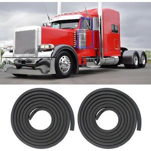 Front Door Weatherstrip Seal for 1986-2007 Peterbilt 377 359 379 330 360 370 380,Rubber Door Weatherstrip On-Body Replacement, 1 Pack