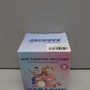 Mini Karaoke Machine with 2 Wireless Microphones for Kids, Kids Toys for Girls and Boys, Portable Bluetooth Speaker Gift for Girls 4, 5, 6, 7, 8+ Year Old Birthday Party(White)