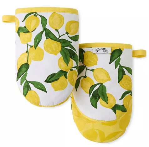 Fiesta
Lemon Vine Mini Cotton Oven Mitt Set of 2, 5.5" x 8" Fiesta
Lemon Vine Mini Cotton Oven Mitt Set of 2, 5.5" x 8"