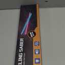 TQQALCYS Lightsaber, Dueling Light Saber, 15 RGB Colors 4 Modes Type-C Rechargeable Sword with Alloy Hilt, Light Sabers for Kids Birthday Party Cosplay Halloween Christmas, 2PCS