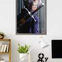Dragon Ball Z: Cell Saga - Trunks Wall Poster, 34L" x 22.4W", Barnwood Framed Version