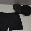 Lu's Chic Women's Padded Shapewear Shorts Hip Padding Lifter Panties Mesh Body Shaper Shorts Shapewear (Black-1)