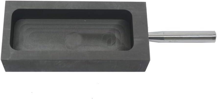 OTOOLWORLD Gold Silver Graphite Ingot Mold Mould Crucible for Melting Casting Refining with Metal Bar (5000g) OTOOLWORLD Gold Silver Graphite Ingot Mold Mould Crucible for Melting Casting Refining with Metal Bar (5000g)