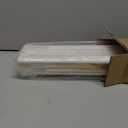 LazBlinds No Tools No Drill Cordless Bamboo Roman Shades, Light Filtering Window Treatment, Roll Up Bamboo Blinds for Windows 20'' W x 64'' H, Whitewash T