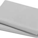 Bare Home Microfiber Pillow Cases - King 20x36 - Cooling Pillowcases - Double Brushed - Easy Care - Envelope Closure (King Pillowcase Set of 2, Cloud Grey)