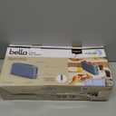 Bella 2 Slice Slim Toaster, Fits-anywhere Kitchenware, 6 Setting Shade Control with Reheat & Cancel Buttons, Fits Sourdough, 10 Long Slot, Anti Jam & Auto Shutoff, 900 Watt, Surf