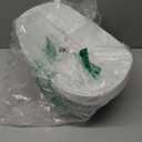 Teenyyou 6 Pcs White Baseball Plastic Ice Bucket Drink Cooler Bulk 4.5l Oval Storage Basket Tub with Handles for Summer Sport Birthday Party Decoration Supplies