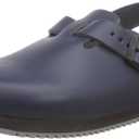 Birkenstock Women's Tokio Super Grip Leather Clogs (11-11.5 Narrow Women/9-9.5 Men, Blue)
