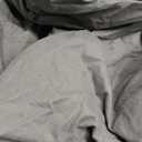 ELNIDO QUEEN Feather Comforter Queen Size Duvet Insert, Luxurious Fluffy Hotel Grey Pinch Pleat Bedding Comforter - Ultra Soft All Season 100% Cotton Shell, Queen 90x90 Inch (Grey Twisted Flower)