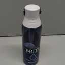 Brita Hard-Sided Plastic Premium Filtering Water Bottle, BPA-Free, Reusable, Replaces 300 Plastic Water Bottles, Filter Lasts 2 Months or 40 Gallons, Includes 1 Filter, Night Sky - 26 oz.