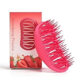 Scalp Massager and Shampoo Shower Brush, Detangling Hair Brush, Scalp Care Hair Brush Wet & Dry detangler for Men and Women for Straight/Curly/Thick/Long/Wavy/Damaged Hair Pack of 3