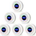 10-Year Battery Smoke and Carbon Monoxide Detector, 2-in-1 Smoke CO Alarm with Digital Display, Reliable Fire and CO Alarm for Home, Bedroom, Kitchen (6 Pack) EXP 06/01/2036