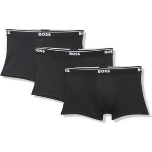 BOSS mens 3 Pack Sky Microfiber Trunk (Large, Black)