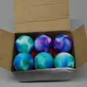 Poen 12 Pieces Hockey Balls Outdoor High Density Minimal Bounce Design High Contrast for Street Hockey, Assorted Colored