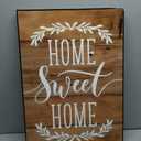 Rustic Wooden "Home Sweet Home" Decorative Wall Sign