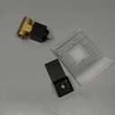 Square Single-Function Shower Handle Valve, Wall Mount Brass Faucet Shower Rough-in Valve Male Thread Bathroom Trim Kit Single Handle Tub Shower Mixer Valve Kit, Matte Black