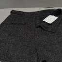 Cicy Bell Womens Tweed Summer Shorts High Waisted Wide Leg Dressy Casual Shorts with Front Pockets Black White L