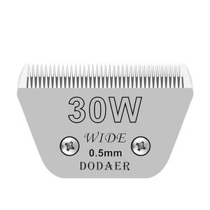 30W Detachable Dog Grooming Wide Blades,Compatible with Andis,Oster A5,Wahl KM10 Series Clippers,Cut Length 1/50”(0.5mm)