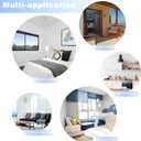 Spring Landscape Window Curtains Outdoor Green Natural Scenery Creek Waterfall Green Meadow Blackout Drapes Window Treatments for Living Room Bedroom Decor,21x45 inch,2 Panels