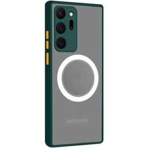 Doowear Galaxy Note 20 Ultra Case Magnetic [Support Magsafe Charger] Wireless Anti-Scratch Shockproof Matte Clear Camera Protection Slim Phone Cover Case for Samsung Galaxy Note 20 Ultra-Dark Green