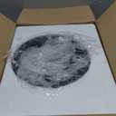 Nintiue Upgraded Modern Arc Dimmable Tall Standing Floor Lamp with Linen Shade, 1200 Lumens LED Bulb Included, for Living & Reading Room, Bedroom, Office & Nursery, Gold