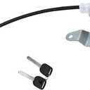 marddpair Left Driver Door Lock Cylinder Cable Replacement for Honda Civic 2006-2011 Replace 72185-SNA-A01