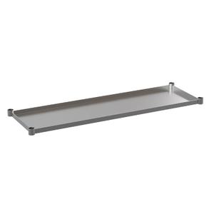Flash Furniture Woodford Galvanized Under Shelf for Prep and Work Tables - Adjustable Lower Shelf for 24" x 60" Stainless Steel Tables