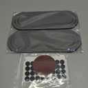 2PCS Water Absorbing Stone Tray, Fast Drying Diatomite Stone Sink Tray, Water Absorbent Diatomite Coasters, Stones Soap Trays for Kitchen Sink, Bathroom Counter Hand Soap Dish Toothbrush Holders (2pcs 2110cm Dark Gray Oval)