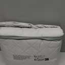 U-NICE HOME Recliner Chair Covers Reversible Chair Cover Pet Covers for Dogs with Elastic Straps Water Resistant Diamond Quilted (28''Recliner Oversized, Light Grey/Light Grey)